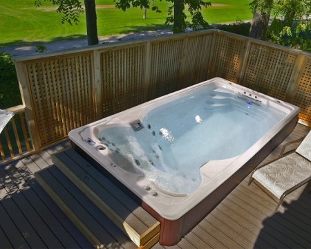 Плавательный спа-бассейн Jacuzzi SwimLife 14ft Swim Fit